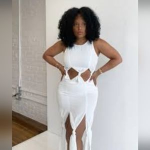 Nichole Lynel white Dress